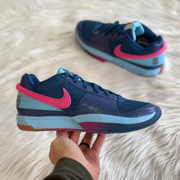 Nike Other - Nike Ja 1 NY vs. NY Low Mens Basketball Shoes Blue FV1286-400 VNDS Sz 8